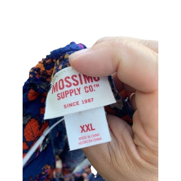 🌸3/$15🌸One Shoulder Floral Blouse with Flouncy Top - Picture 3 of 4